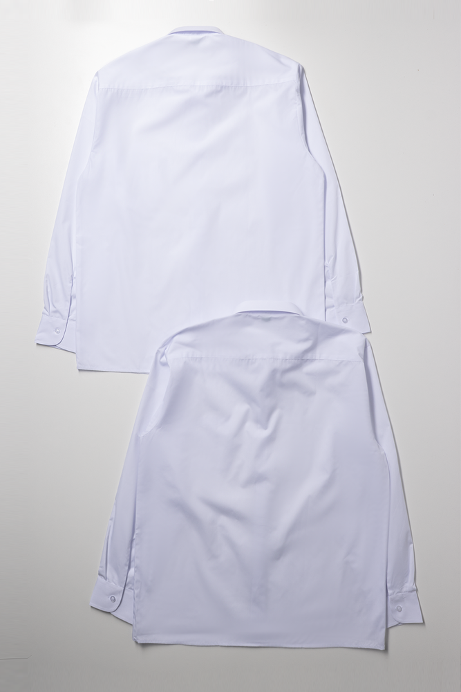 2 Pack Long Sleeve Shirts White (2)