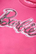 Barbie Track Top And Fleece Legging Set Pink (1)