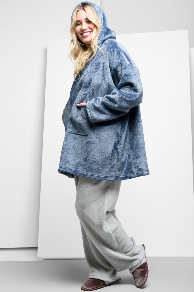 Fleece Snoodie Blue