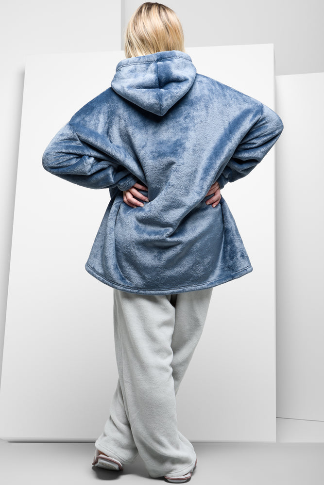 Fleece Snoodie Blue (2)