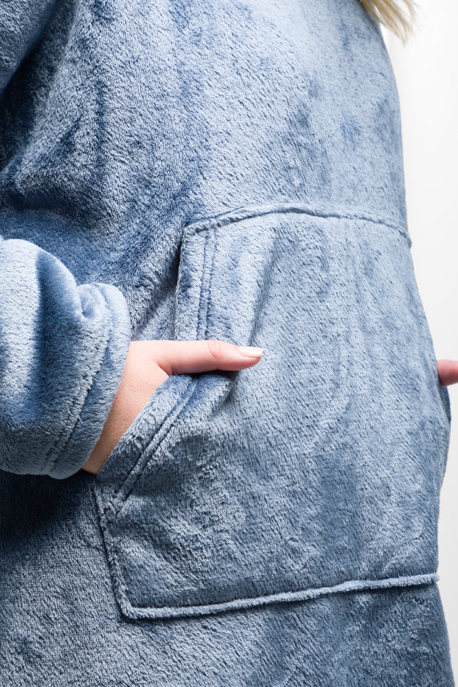 Fleece Snoodie Blue (3)