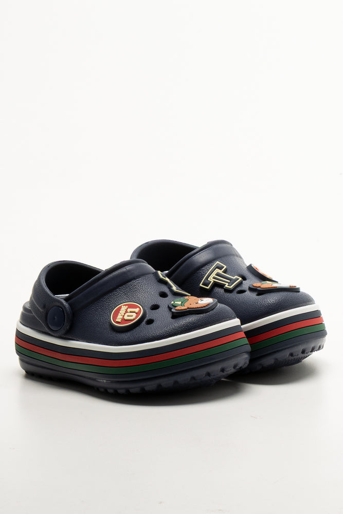 Bear Clogs Navy