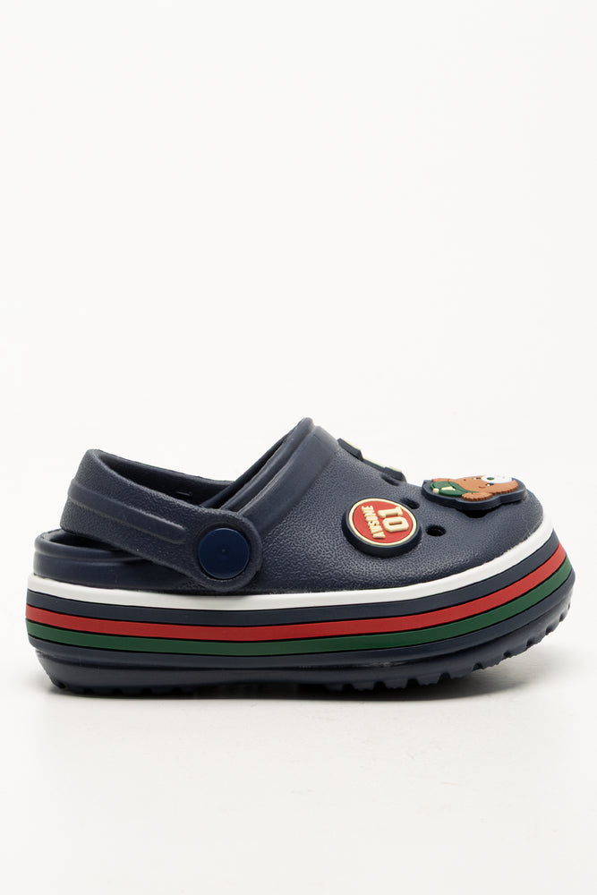 Bear Clogs Navy