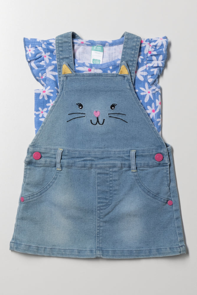 Denim Pinni Set Blue