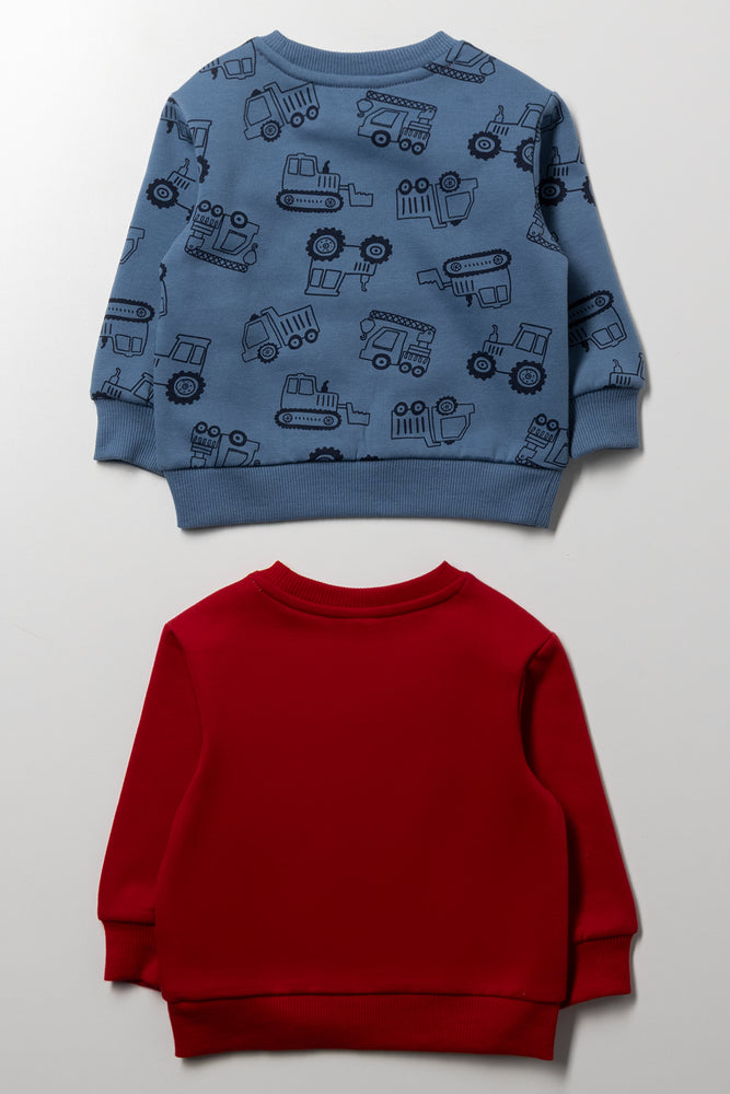 2 Pack Tracktops Navy And Burgundy (2)