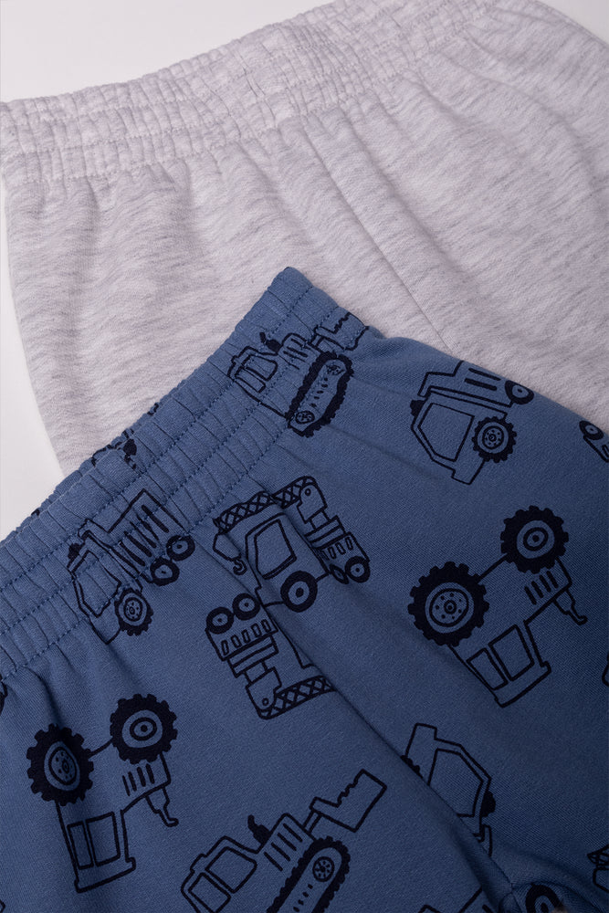 2 Pack Trackpants Blue And Grey