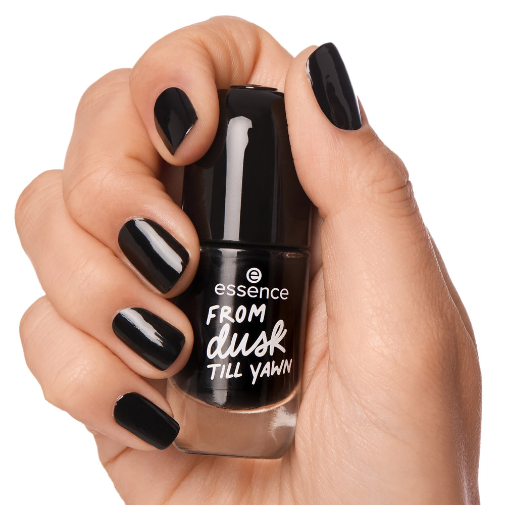 Essence The Gel Nail Polish – Nagellack Mit Gel-Finish, Farbe 46 Black Is Back