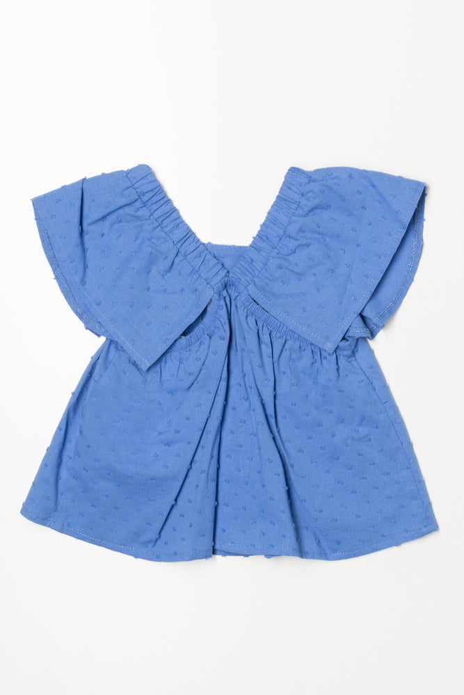 Dobby Top Blue (2)