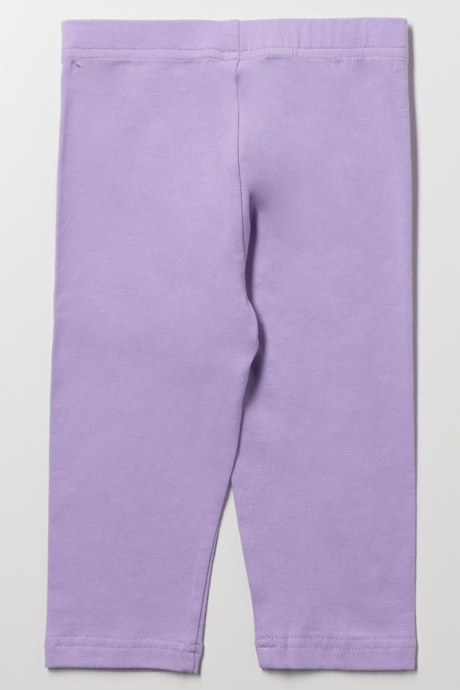 Cropped Leggings Lilac (2)