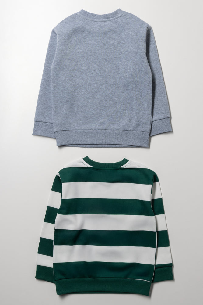 2 Pack Tracktops Grey And Green (2)