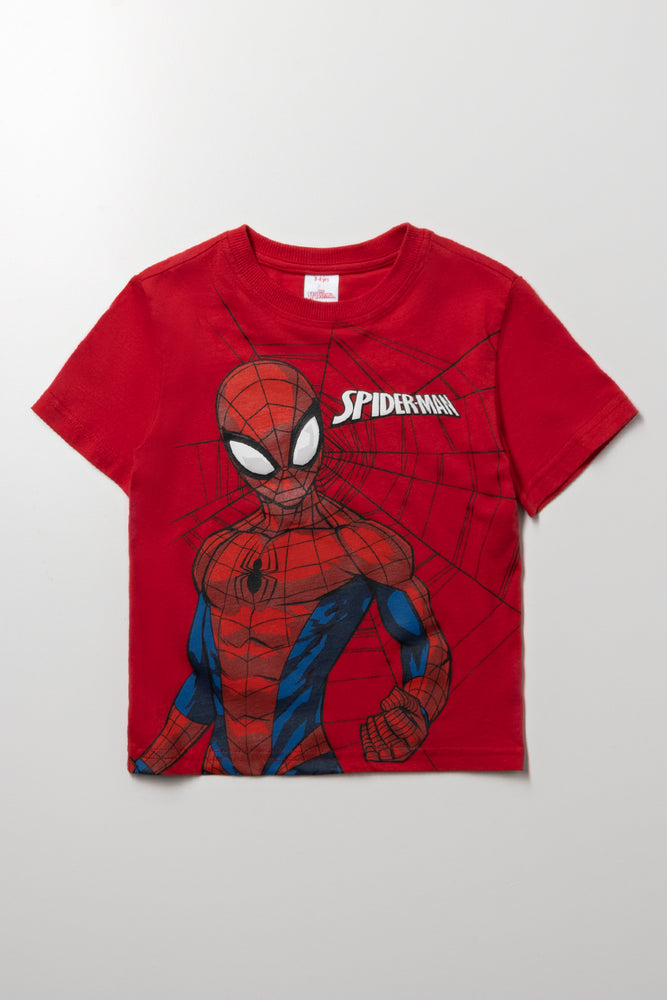 Spider-Man Short Sleeve T-Shirt Red