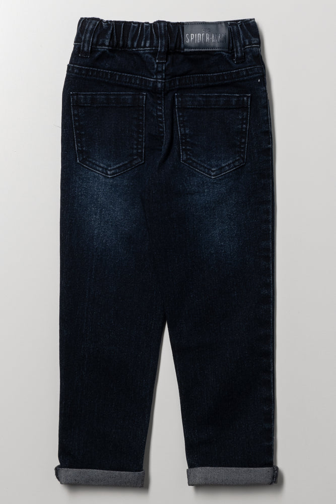 Spiderman Skinny Denim Jeans Indigo (2)