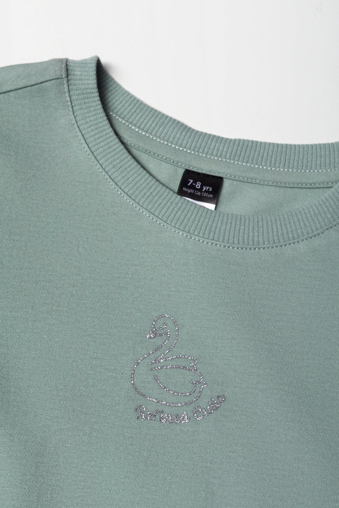 Long Sleeve T-Shirt Green (1)