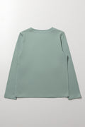 Long Sleeve T-Shirt Green (2)