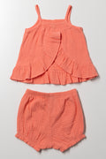 Strappy Shorts Set Pink (3)