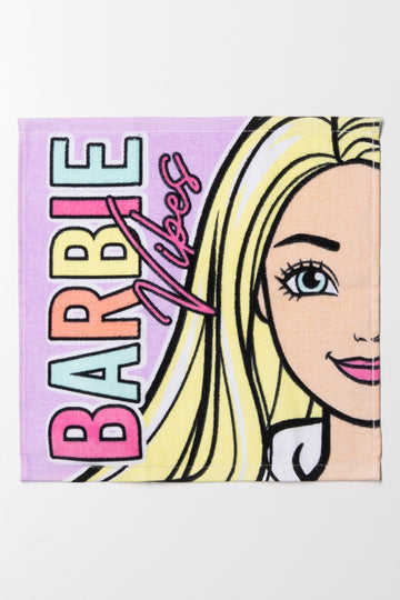 Pink Barbie Face Cloth