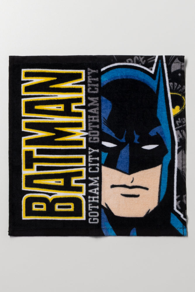 Batman Face Cloth Black