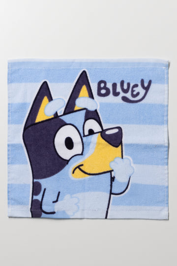 Bluey Face Cloth Blue