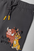 Lion King  Shorts Set Dark Grey (2)