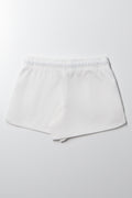 Fleece Shorts White (2)