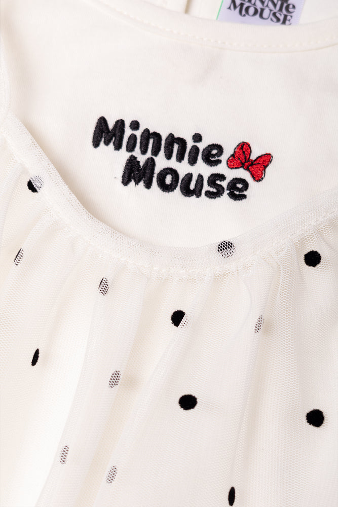 Minnie Mouse Tulle Dress White (1)