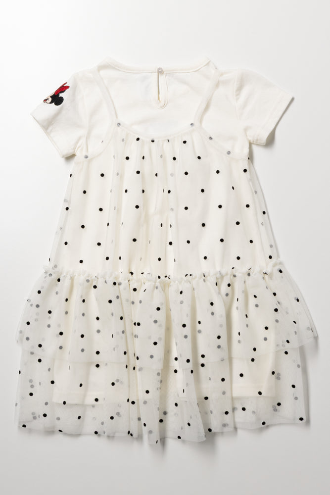 Minnie Mouse Tulle Dress White (3)