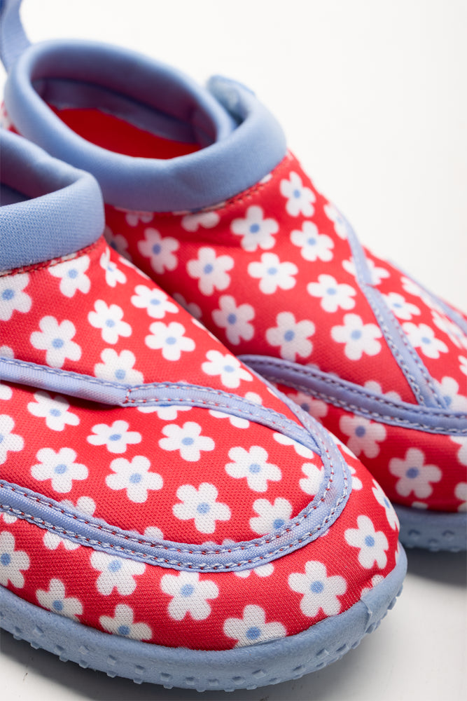 Daisy Aqua Socks Blue (2)