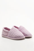 Quilted Slippers Lilac