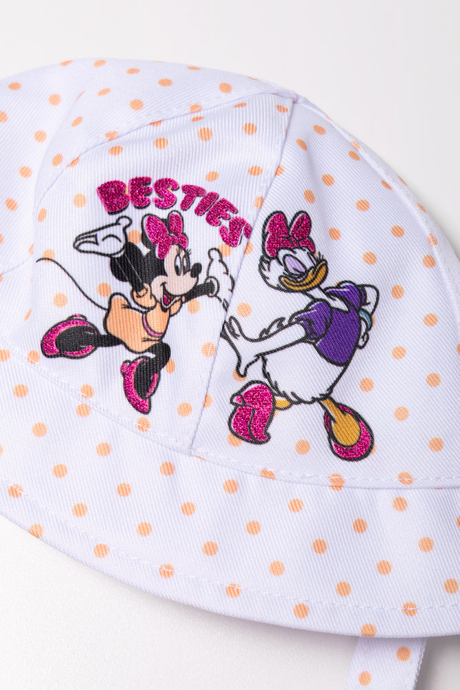 Minnie Mouse And Daisy Duck Hat White