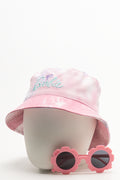 Barbie Bucket Hat And Sunglasses Set Pink