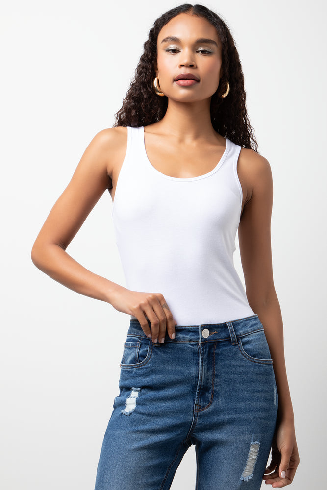 Sleeveless Vest White