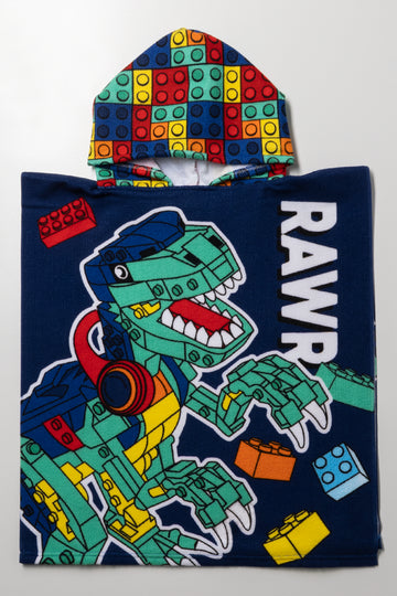Hooded Dinosaur Towel