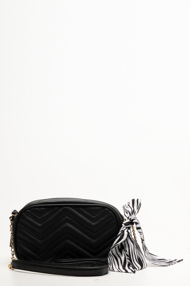 Quilted Camera Bag Black (2)