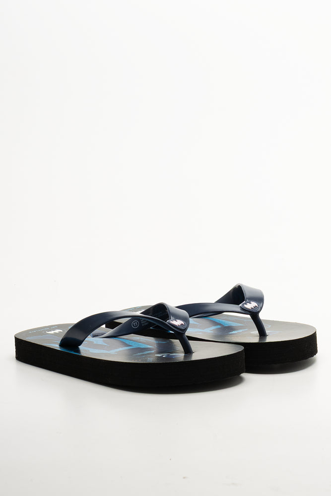 Batman Flip Flops Black