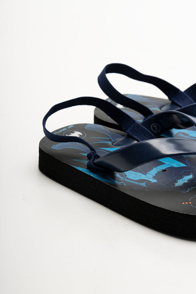 Batman Flip Flops Black (3)