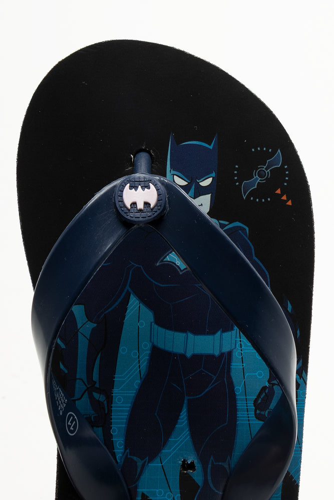 Batman Flip Flops Black (4)