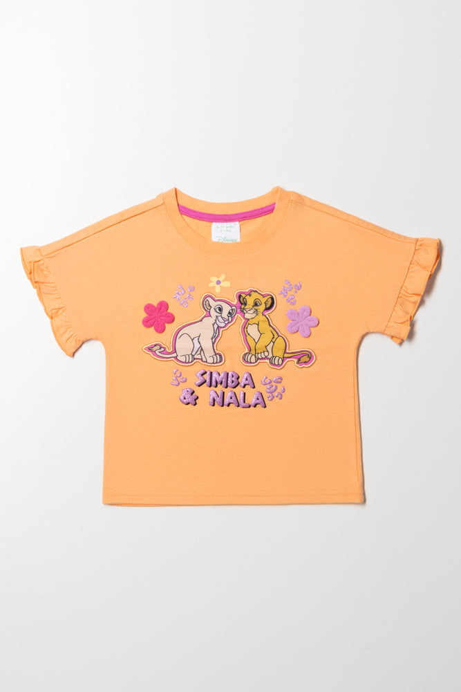 Nala Short Sleeve T-Shirt Orange