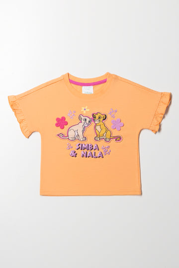 Nala Short Sleeve T-Shirt Orange