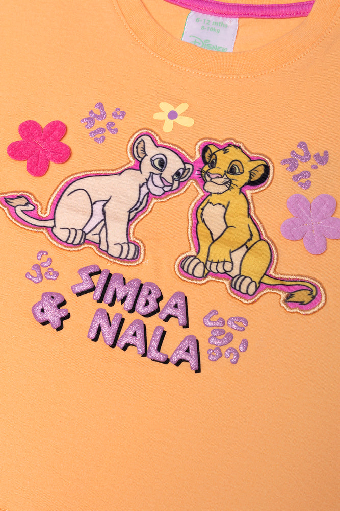 Nala Short Sleeve T-Shirt Orange (1)