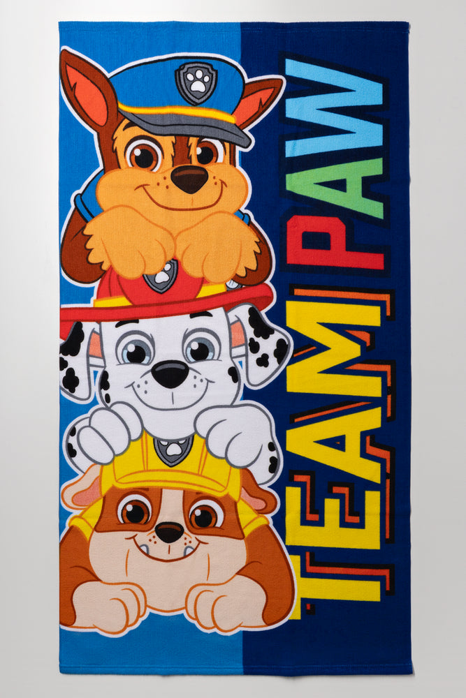 Paw Patrol Beach Towel Blue
