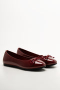 Patent Pumps Burgundy