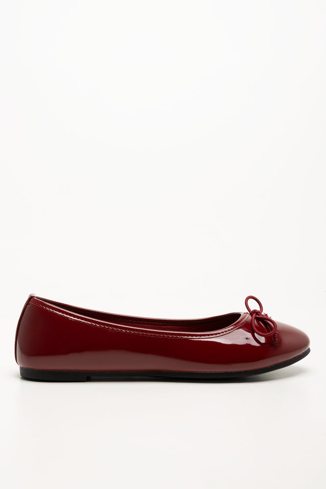 Patent Pumps Burgundy
