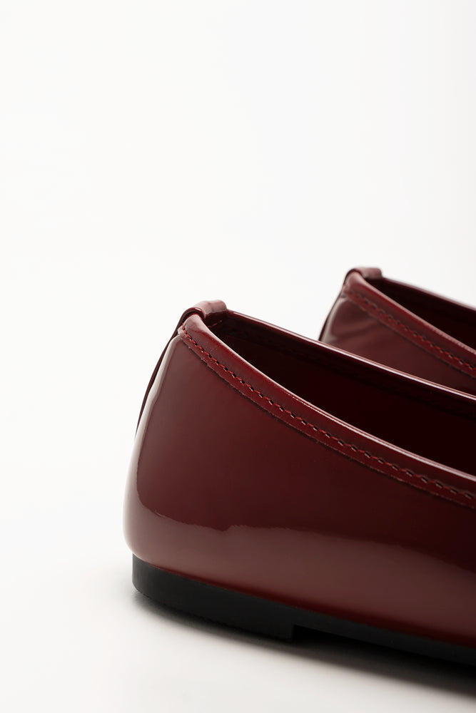 Patent Pumps Burgundy (3)