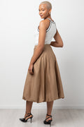 Bubble Skirt Tan (2)
