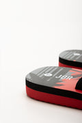 Palm Tree Padded Flip Flops Red And Black (3)