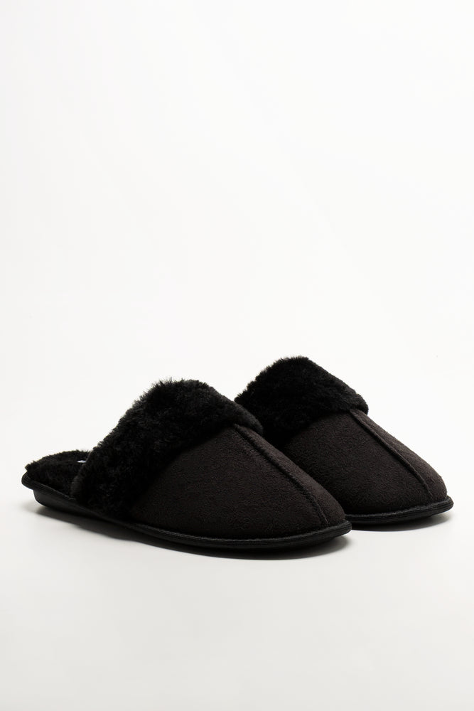 Seam Slipper Black