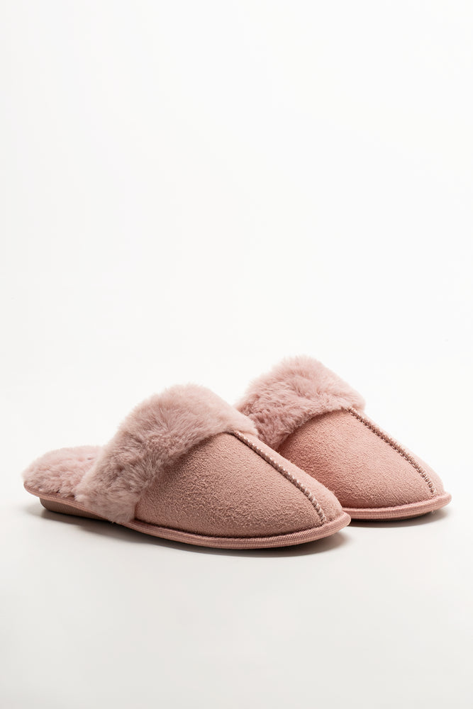 Seam Slippers Pink