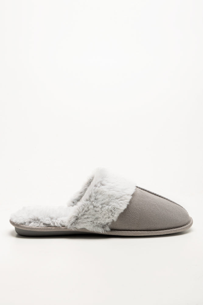 Seam Slippers Grey