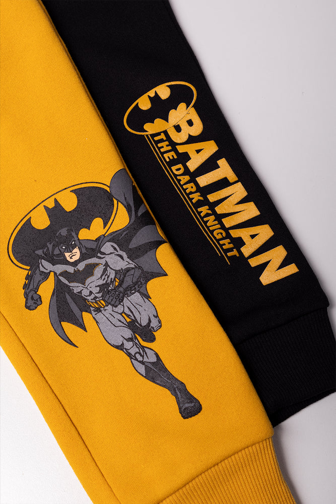 Batman 2 Pack Trackpants Black And Yellow (1)