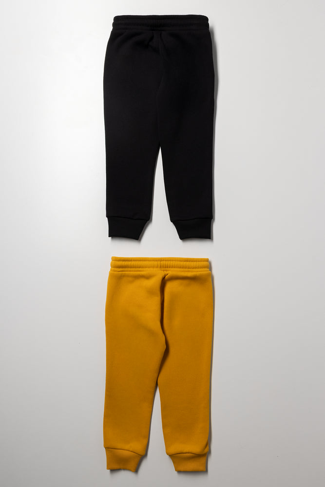 Batman 2 Pack Trackpants Black And Yellow (2)